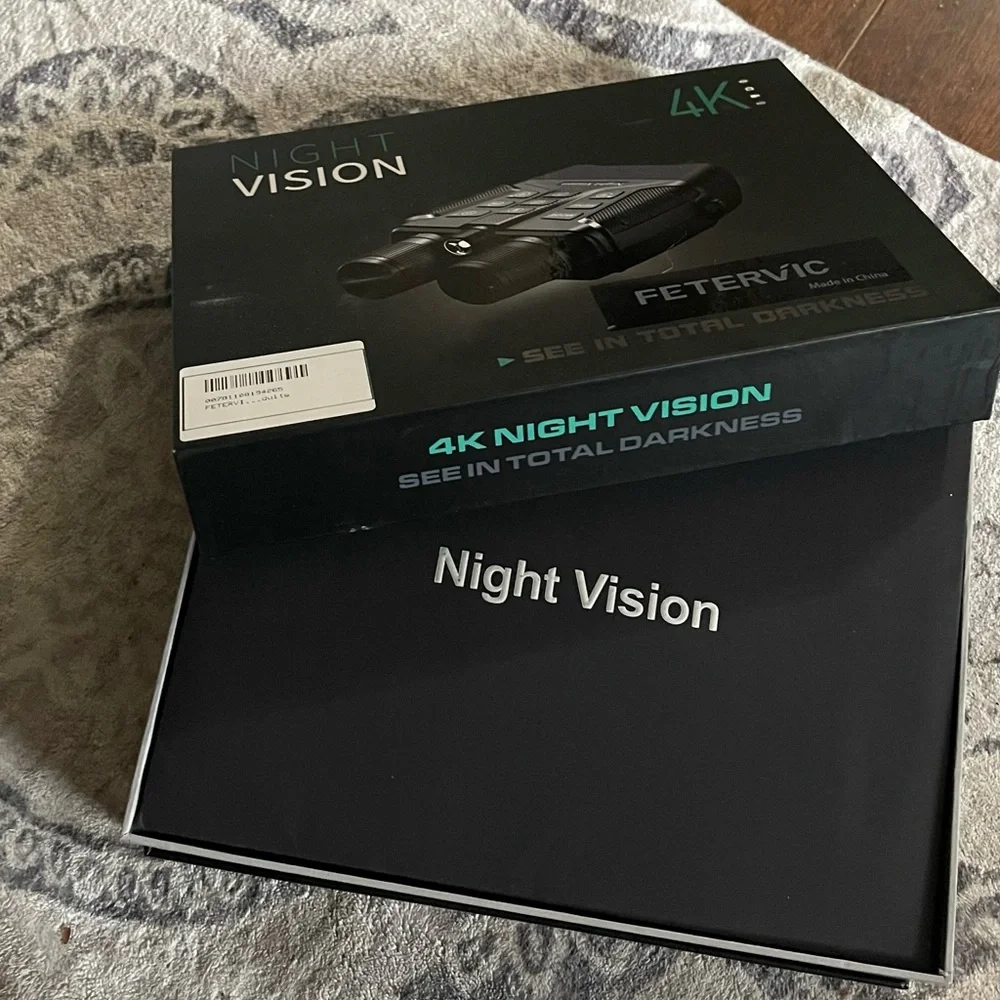 Night Vision Binoculars with Tripod Mount - Black
